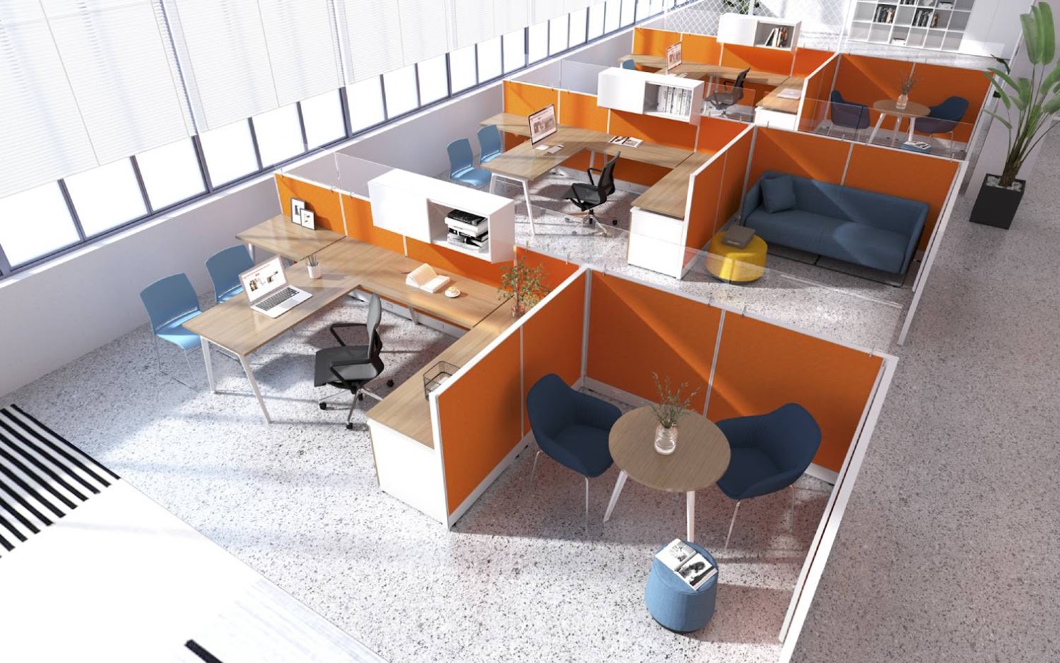 Specialized in used office cubicles and furniture installation